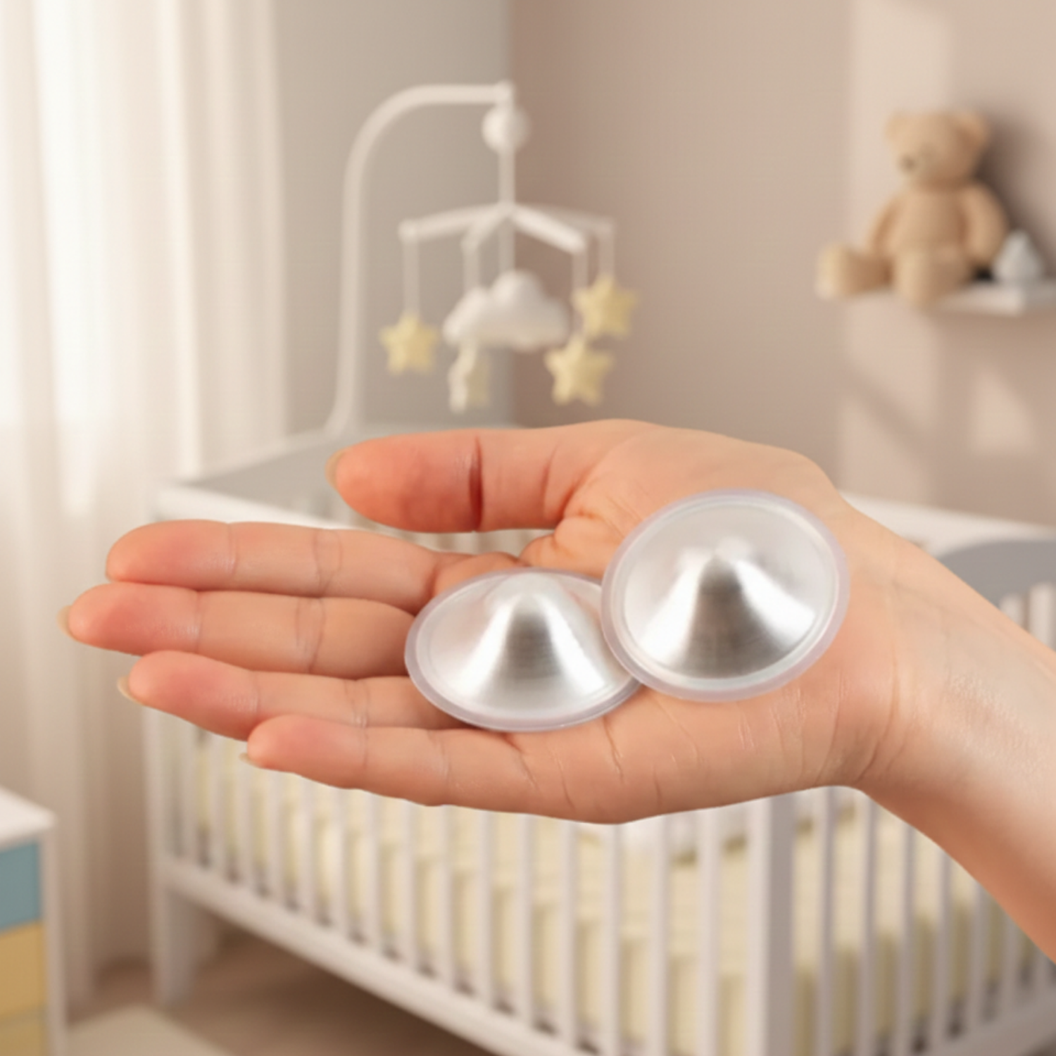 Pure Silver Nursing Cups